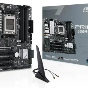 ASUS PRIME B650M-A AX6 II WIFI Micro-ATX AM5 DDR5 3xM.2 PCIe 4.0 WiFi 6E