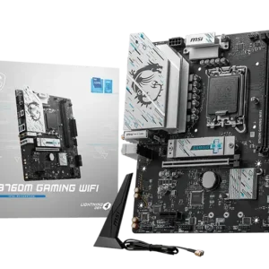 MSI GAMING B760M WIFI Micro-ATX LGA1700 DDR5 2xM.2 PCIe 4.0 WiFi 6E