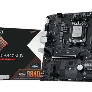 MSI PRO B840M-B Micro-ATX AM5 DDR5 2xM.2 PCIe 4.0
