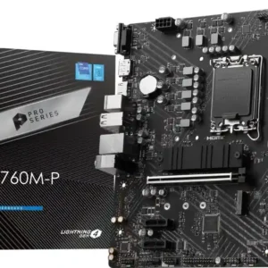 MSI PRO B760M-A WIFI DDR5 Micro-ATX LGA1700 DDR5 2xM.2 PCIe 4.0 WiFi 6E