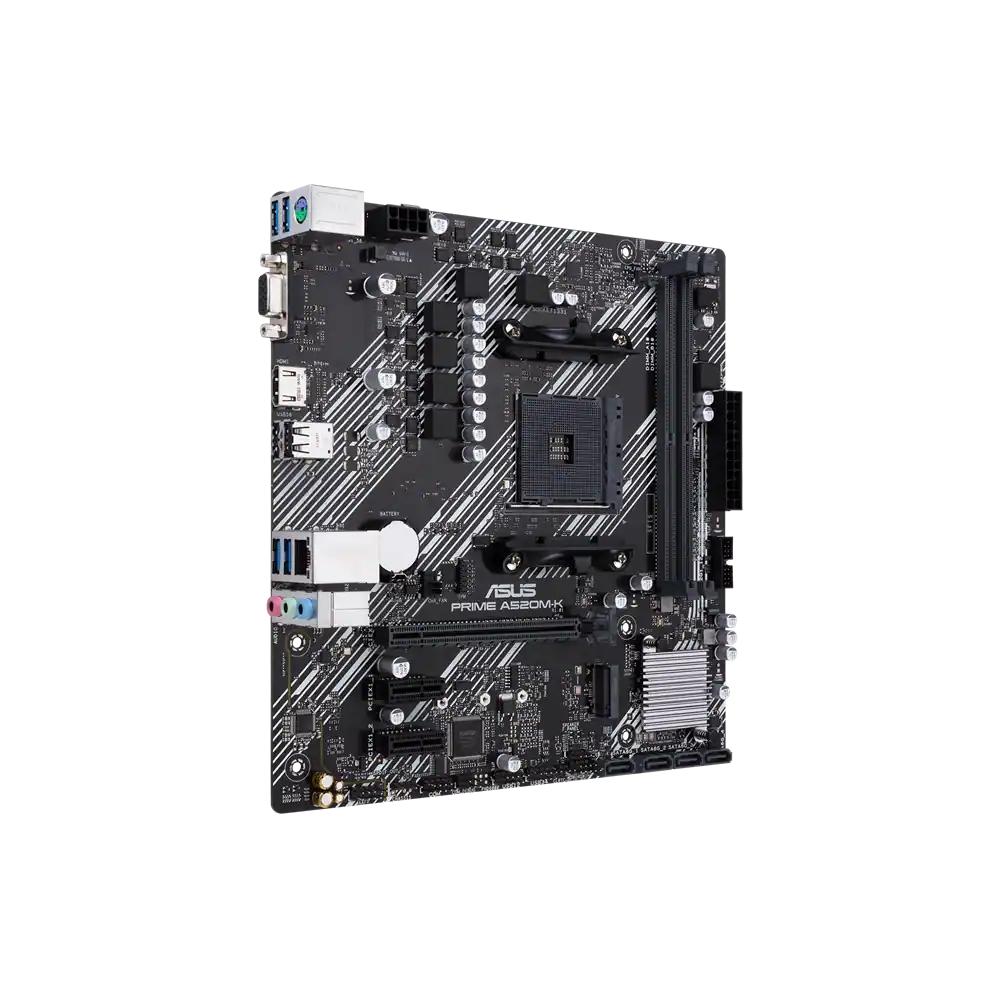 ASUS PRIME A520M-K Micro-ATX AM4 DDR4 1xM.2 PCIe 3.0 - Image 3