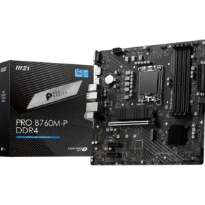 MSI PRO B760M-P Micro-ATX LGA1700 DDR4 2xM.2 PCIe 4.0